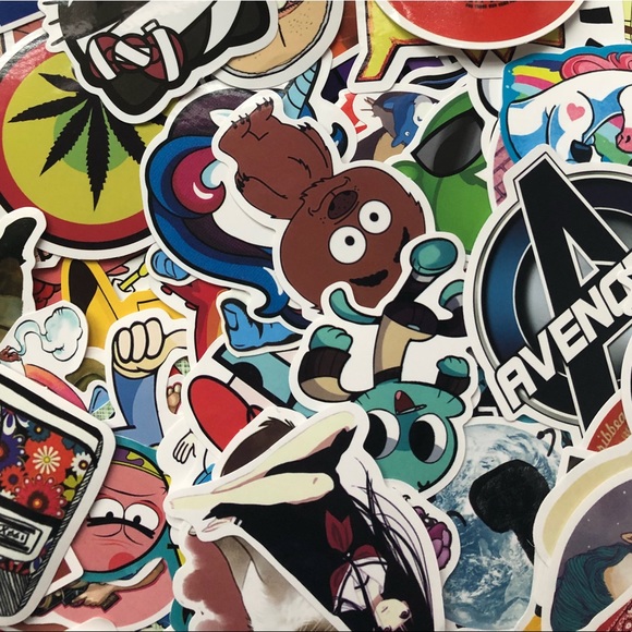 Skateboard Stickers - 100 Pack - Picture 3 of 3